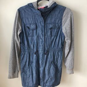 Light blue and gray jacket